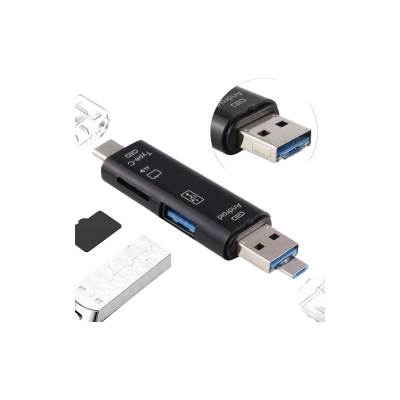 Picture of OTG Card Reader Support Android, Type-c And USB