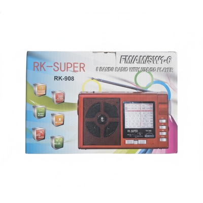 Picture of RK Super 8 Band 908 Bluetooth FM Radio