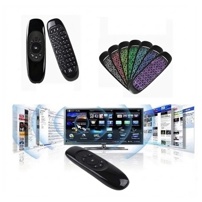 Picture of LONGYAO C120 Wireless Air Mouse Remote Keyboard - Black