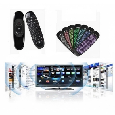 Picture of LONGYAO C120 Wireless Air Mouse Remote Keyboard - Black