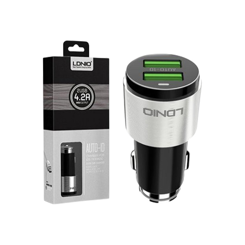 Picture of LDNIO C4303 Dual USB Port 4.2A Quick Car Charger