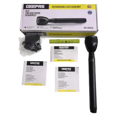 Picture of Geepas 3803 Rechargeable Flashlight Torch Light - 2000 Meters
