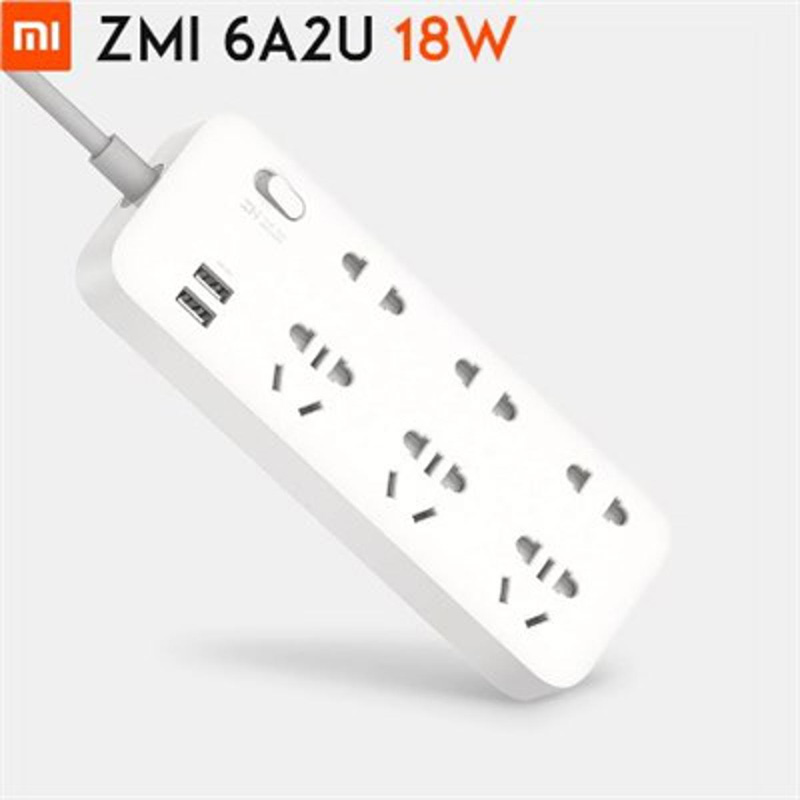 Picture of ZMI Multiplug 2 USB Charging Hub 6 AC Ports Socket Power