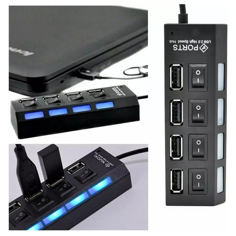 Picture of 4 USB Hub Multi HUB Splitter Expansion