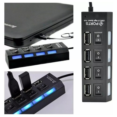 Picture of 4 USB Hub Multi HUB Splitter Expansion