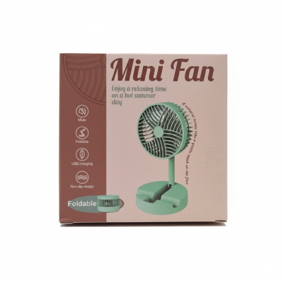 Picture of W1630 Mini Desktop Foldable Fan Rechargeable