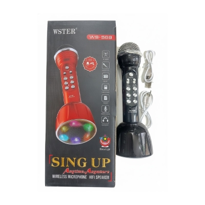 Picture of Wster WS568 Bluetooth Wireless Karaoke Microphone