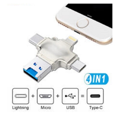 Picture of 4 in 1 OTG Card Reader For Mobile Phone