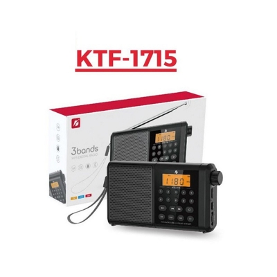 Picture of KTF-1715 FM Radio BT Speaker MP3 Player TF USB Flashlight