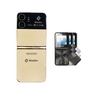 Picture of Hallo Style Foldable Phone Four Sim Warranty