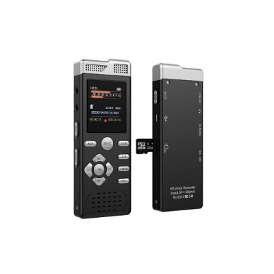 Picture of Dual Microphone Recording Password Protection Voice Recorder