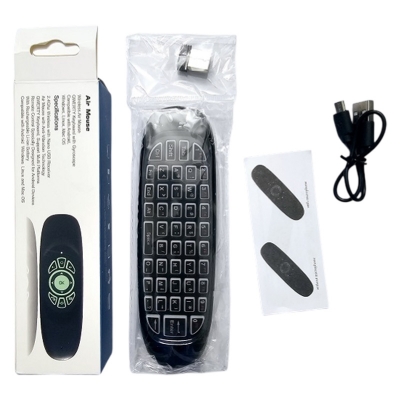 Picture of C120 2.4GHz Mini Wireless Air Mouse With Keyboard