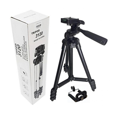 Picture of Tripod 3120 Camera Stand With Phone Holder Clip