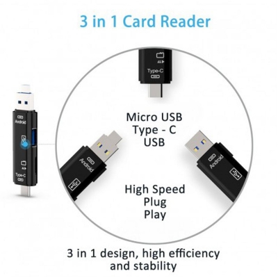 Picture of 3 in 1 OTG Card Reader