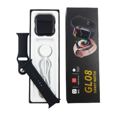 Picture of GL08 Smartwatch 1.90 Big Display Calling Option Metal Body Wireless Charger - Bluetooth Headphone