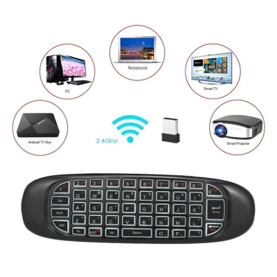 Picture of Fly Air Mouse With Keyboard Rechargeable Back Light