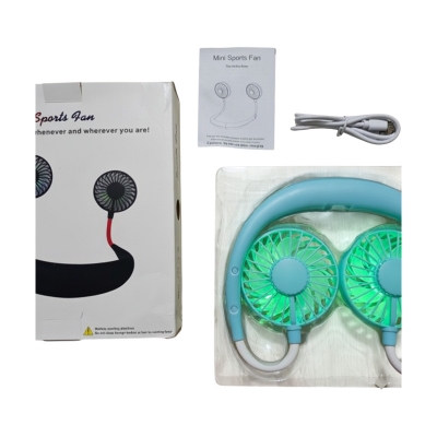 Picture of Neck Fan With LED Light 2000mAh