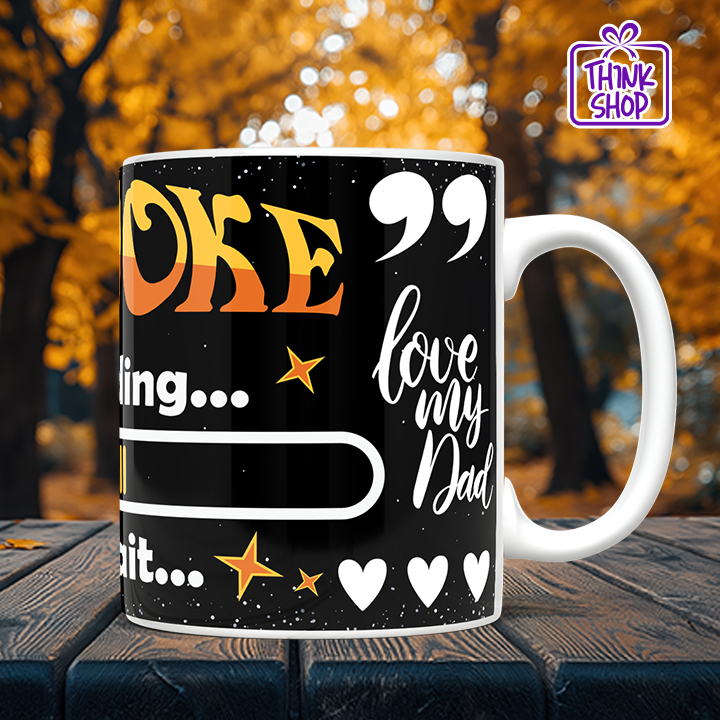 Picture of Funny Dad Joke Loading Coffee Mug, Humorous Gift for Father with a Sense of Humor, Best Dad Gift