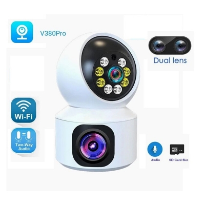 Picture of V380 Pro Dual Lans Wifi Camera 1080p Rotatable 360