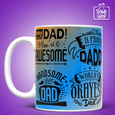 Picture of Proud Daddy Ceramic Mug, Best Dad Birthday, World's Greatest Dad, Best Dad Gift