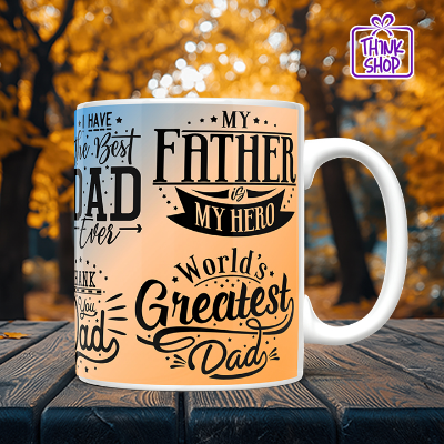 Picture of Proud Daddy Ceramic Mug, Best Dad Birthday, World's Greatest Dad, Best Dad Gift