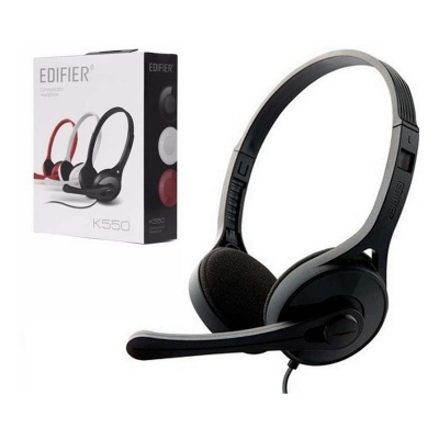 Picture of EDIFIER K550 Over Ear Headsets Bass Headphone With Microphone 3.5Mm