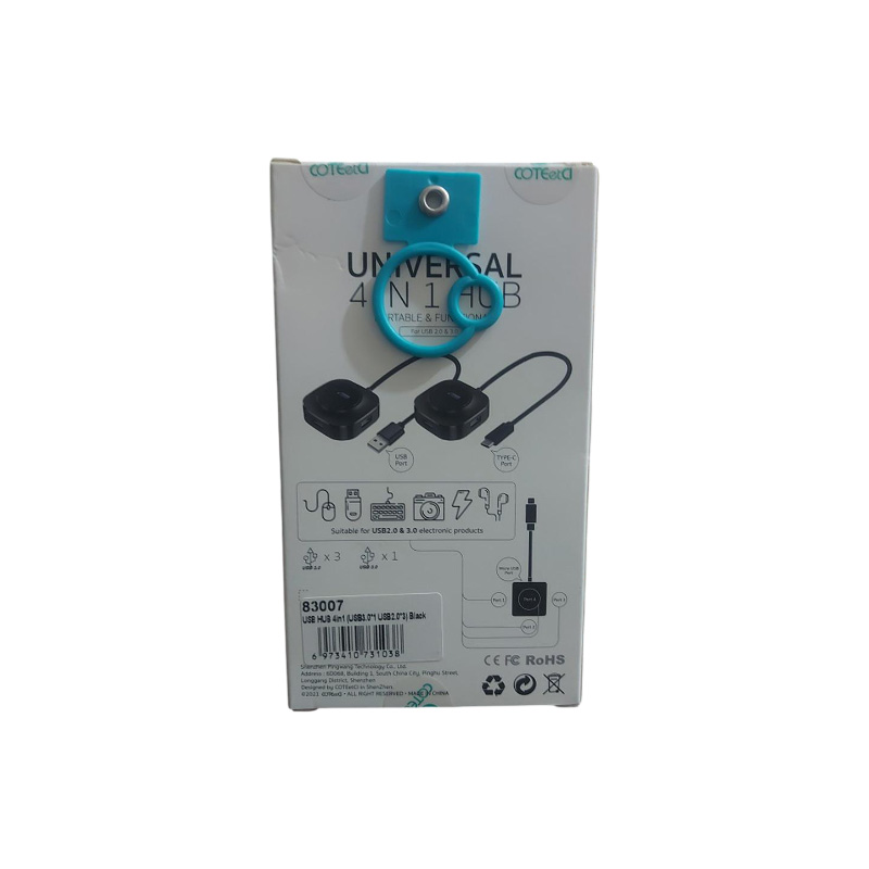 Picture of Coteeta Universal 4 USB Hub Portable and Functional