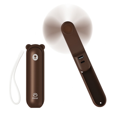 Picture of JISULIFE F8X Mini Charging Fan With Torch Light And Power Bank Option 4800mAh