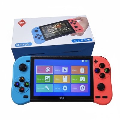 Picture of X50 Handhold Game Console Kids Game Player 8GB Memory 6800 Game Build-in
