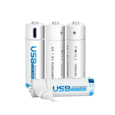 Picture of AiVR AAA Type-C Batteries 900mAh USB Rechargeable 4pc