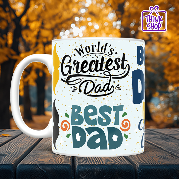 Picture of World's Greatest Dad Mug, Unique Present for Father's Birthday, Great Dad Gift