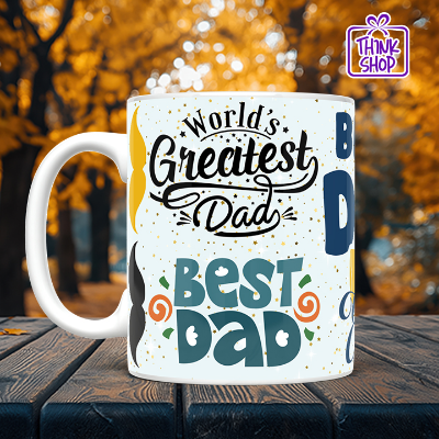 Picture of World's Greatest Dad Mug, Unique Present for Father's Birthday, Great Dad Gift