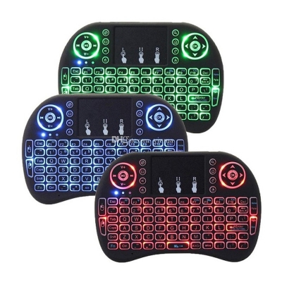 Picture of i8 Mini Wireless Keyboard With Touch Mouse Pad backlit