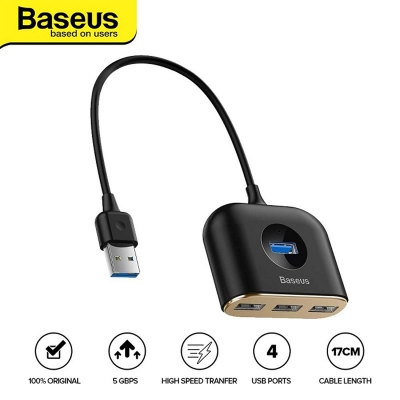 Picture of Baseus 4 in 1 Square Round USB HUB