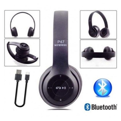 Picture of P47 Bluetooth Headphone FM Radio With SD Card Slot