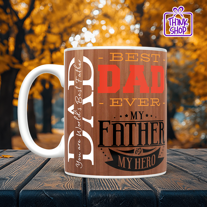 Picture of Funny Dad Nutrition Facts Coffee Mug, Best Dad Ever, Best Gift for My Hero