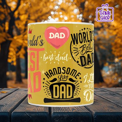 Picture of I love You Dad Mug, Father and Daughter, Perfect Father's Day Gift