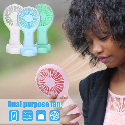 Picture of Mini Handy Fan Rechargeable With Stand