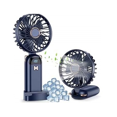 Picture of Mini Rechargeable Hand Fan 5 Speeds Display Handheld