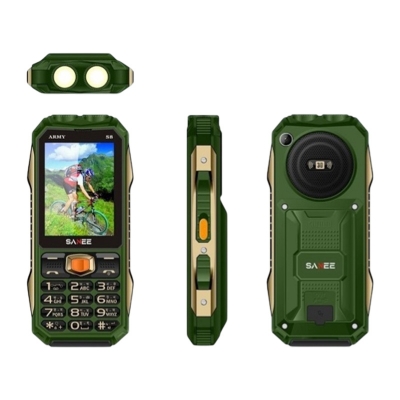 Picture of Sanee S8 Army Power Bank Phone 6000mAh Dual Sim