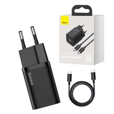 Picture of Baseus 25W Super Si Quick Charger Set Type-C to Type-C