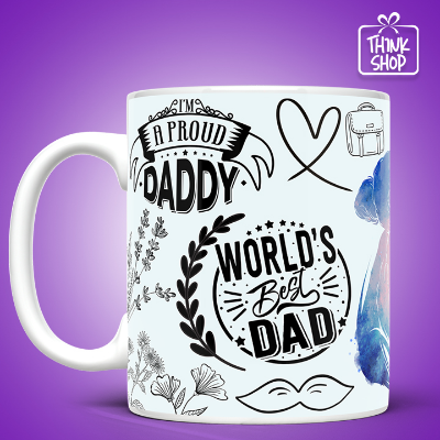 Picture of World's Greatest Dad Mug, Father and Daughter, Perfect Father's Day Gift