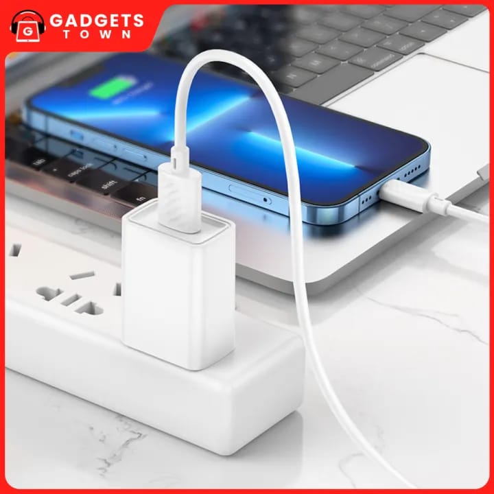 Picture of Hoco X88 USB‑A → Lightning Cable | 1 m Heavy‑Duty PVC | 2.4 A Fast Charge & 480 Mbps Data Sync | 4‑Core 3.5 mm OFC Wire | Durable Connectors | iPhone & iPad Compatible