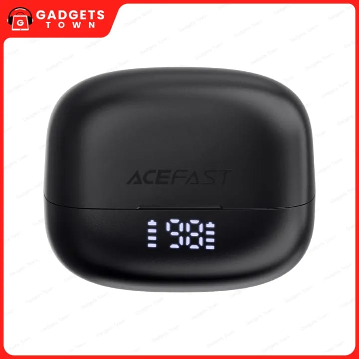 Picture of ACEFAST | W1 ANC TWS Earbuds | Bluetooth 5.4 (JL 7003D4), 13mm Driver | 35dB ANC + 4-Mic ENC, Transparency | 8h Playtime (35h with Case) | LED Digital Display, IPX4, USB-C | For Android & iPhone