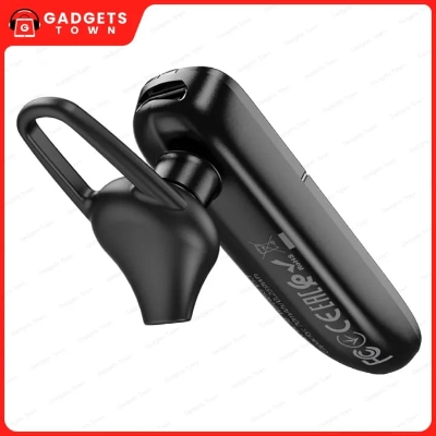 Picture of BOROFONE | BC36 “Lucky” Mono Bluetooth Headset | Bluetooth 5.0 (JL AC6963) | 6h Talk/Music, 180h Standby | 70mAh, ~1h Charge | Lightweight 7g, 62×14×21mm | Voice Prompts, MFB Control | For Android & iPhone.