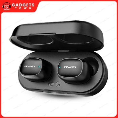 Picture of Awei | T13 Pro TWS Wireless Earbuds | Bluetooth 5.1, 8mm Driver | Up to 8h Playtime (30h with Case) | 50mAh Buds + 300mAh Case | IPX6, Touch Control, USB-C | For Android & iPhone.