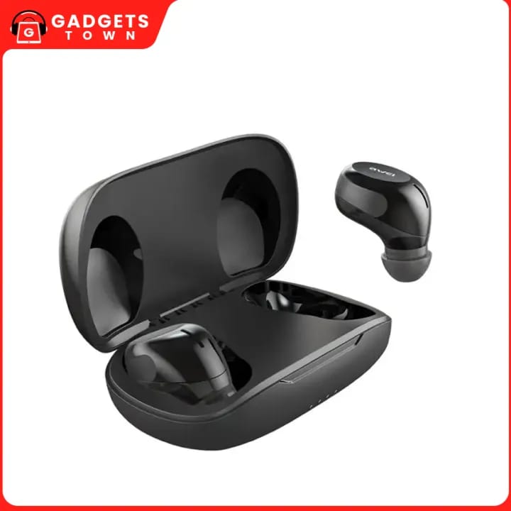 Picture of Awei | T20 TWS Wireless Earbuds | Bluetooth 5.0 | Touch Control | 5h Music / 6h Talk | 400mAh Charging Case | IPX4 | For Android & iPhone.