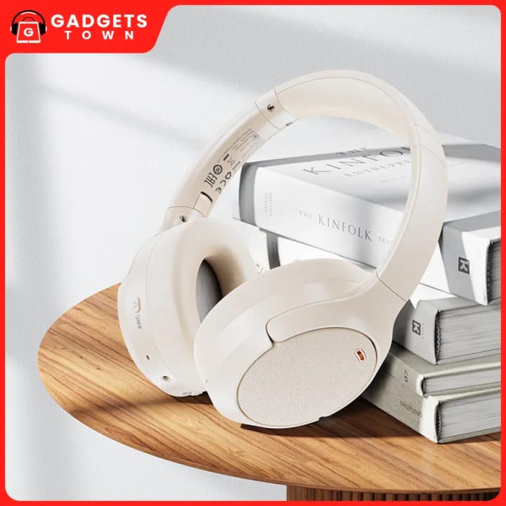 Picture of ACEFAST | H6 ANC Over-Ear Bluetooth Headphones | Bluetooth 5.3 | 30dB Active Noise Cancelling | 40mm Hi-Fi Drivers | 55h Battery (45h with ANC) 500mAh | Quick-Charge 10min→2h | IPX4, USB-C 5V/1A | For Android, iPhone & PC