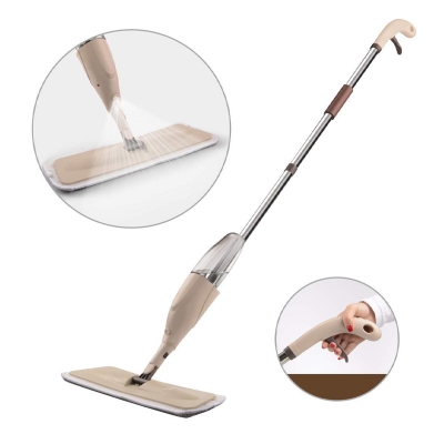 Picture of Healthy water Spray Mop - Floor Mop with Removable Washable Cleaning Pad and Integrated Water Spray Mechanism