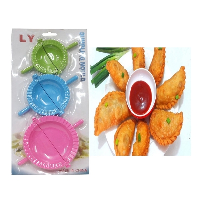 Picture of Dumpling Maker Pitha Maker Mold Dumpling Maker Set Press Pitha Maker Mold-3Pcs